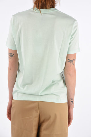 Crew Neck LUCKY NUMBERS Cotton T-Shirt