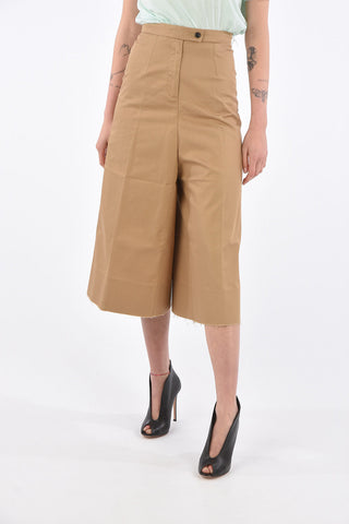 high-rise waist gaucho pants