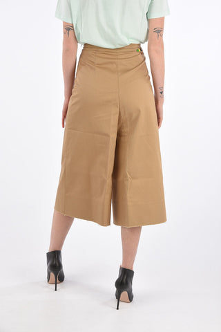 high-rise waist gaucho pants