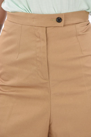 high-rise waist gaucho pants