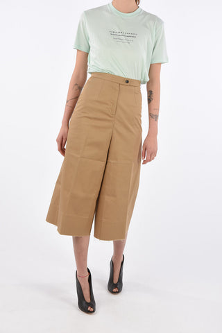 high-rise waist gaucho pants