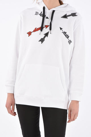 Cotton Embroidery Hoodie with Maxi Patch Pocket