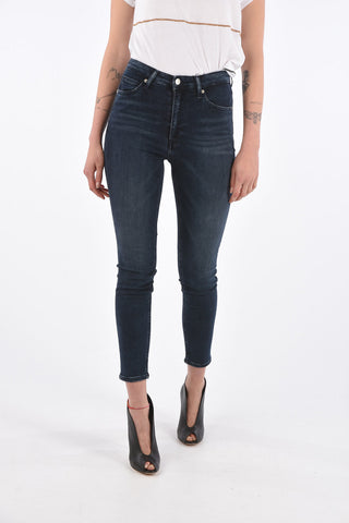 JEANS high-rise waist skinny fit jeans