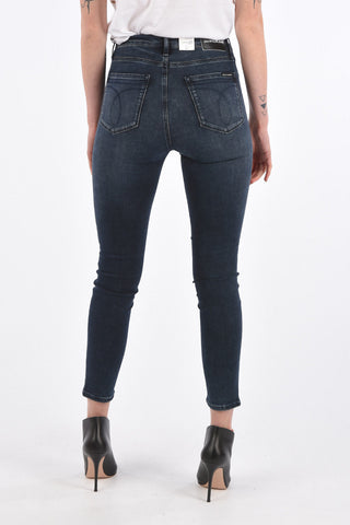 JEANS high-rise waist skinny fit jeans