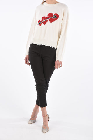 Embroidered Crewneck Sweater