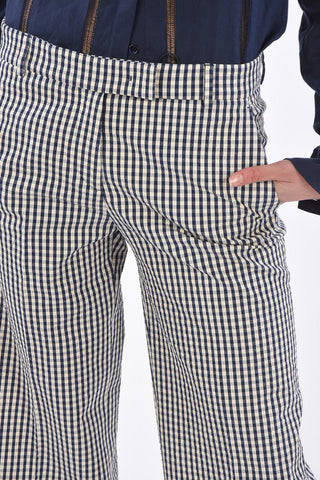 Gun Club Check MELODY Wide Leg Pants