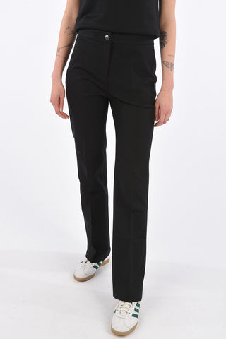 pantalone ad orlo dritto a vita regolare