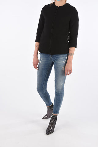 Lightweight Reversible SIONDRA-ERRE Down Jacket with Zip Closure