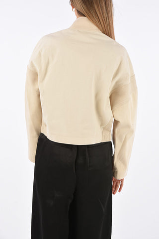 Canvas Jacket with Tie Knot Closure