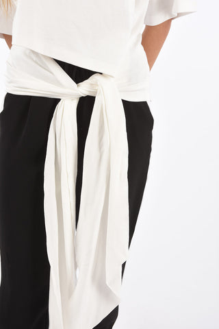 Unstructured Draped T-Shirt