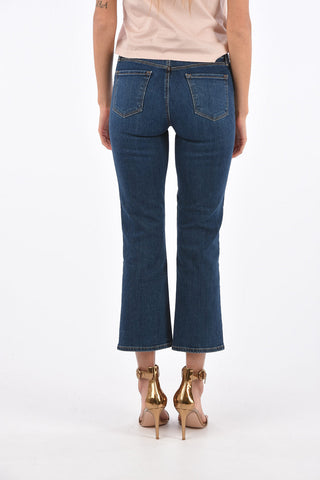 Regular waist SELENA cropped jeans