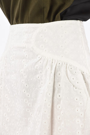 Embroidered Mini Skirt