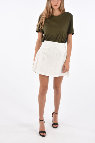 Embroidered Mini Skirt