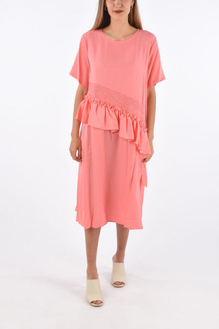 Vestito Oversized con Galetta