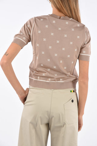 maglia girocollo a manica corta