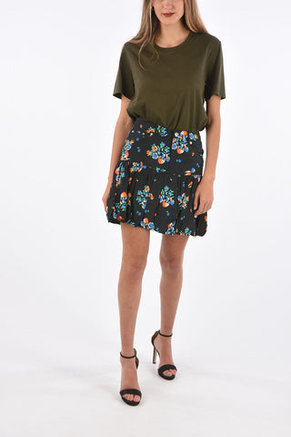 Printed Mini Bubble Skirt