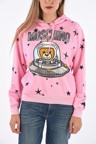 COUTURE! Printed hooded sweatshirt