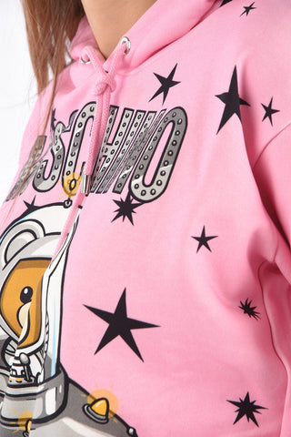 COUTURE! Printed hooded sweatshirt