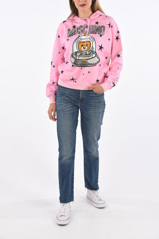 COUTURE! Printed hooded sweatshirt