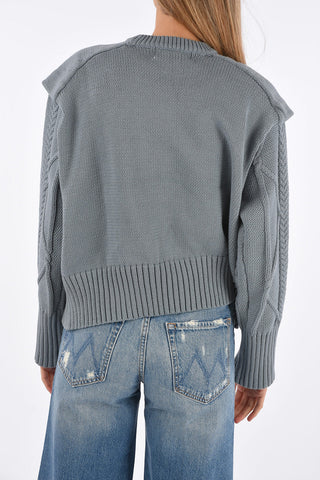 maglia aran DIANA girocollo