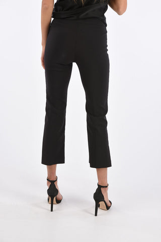 Super Stretch Fabric Cropped LEO Flare Pants