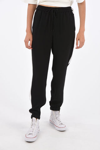 Joggers con Tasche a Filo e Elastico Alla Caviglia 