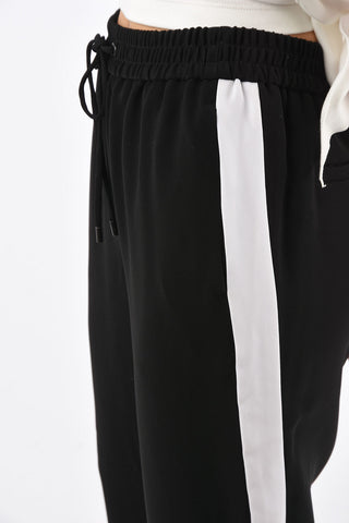Joggers con Tasche a Filo e Elastico Alla Caviglia 