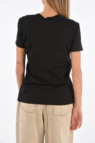 sequined crew-neck t-shirt