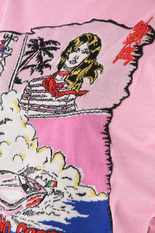 T-shirt with Embroidered Applications