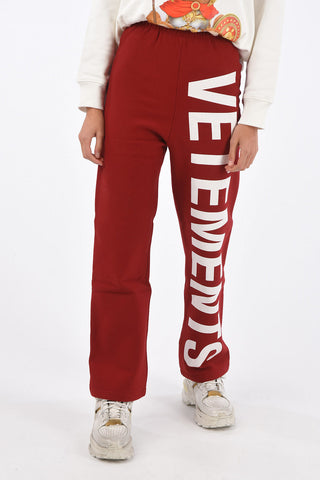 printed logo jogger pants