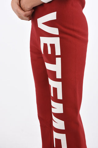 printed logo jogger pants