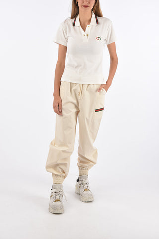 Polo 2 bottoni con ricamo logo