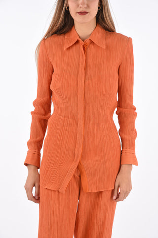 Camicia Increspata CRUZ in Seta e Cotone