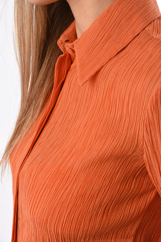 Camicia Increspata CRUZ in Seta e Cotone