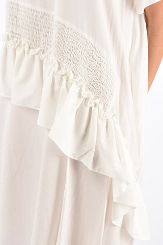 Oversized Dress with Ruffles