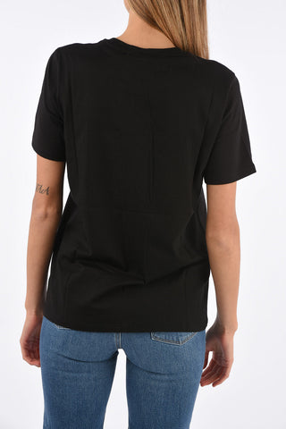 sequined crew-neck t-shirt