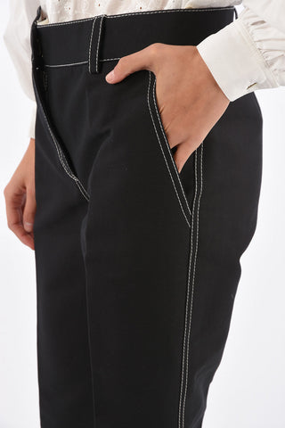 Visible Seams Flared Pants