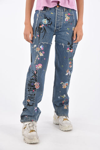 LEVIS printed straight fit jeans