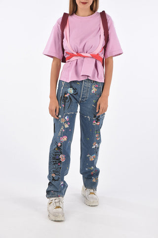 LEVIS printed straight fit jeans