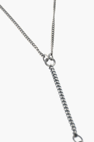 silver Necklace with 3D Medallion