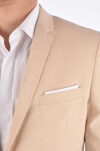 abito 2 bottoni slim fit due spacchi revers classico con passanti