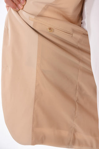 abito 2 bottoni slim fit due spacchi revers classico con passanti