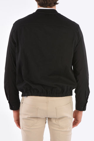 Full Zip Loose Blouson Fit Bomber