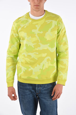 GARAVANI Felpa Girocollo Camouflage Fluo