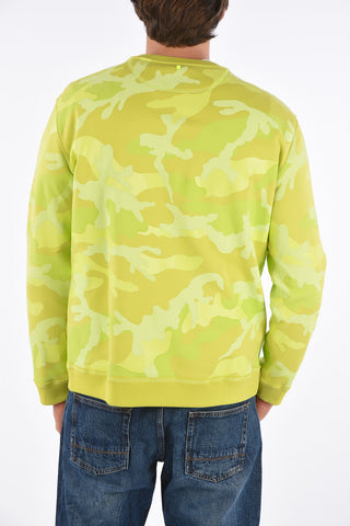 GARAVANI Felpa Girocollo Camouflage Fluo