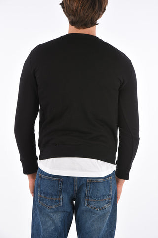 Printed Cotton Crewneck Sweatshirt