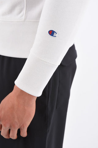 embroidered logo crewneck sweatshirt