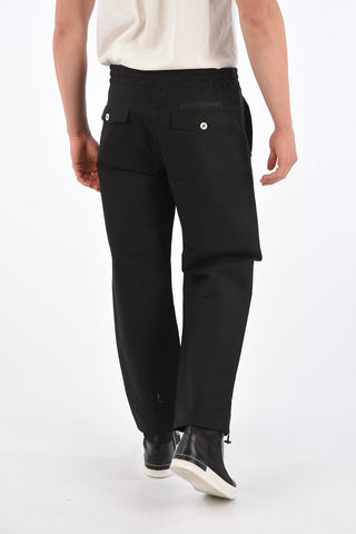 Pantaloni in Cotone con Coulisse Sulla Caviglia 