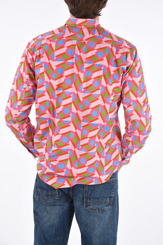 SHIRT Multicolor Spread Collar Shirt with Pocket