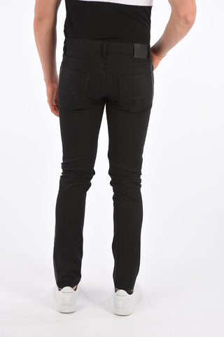 Jeans Straight Fit con Banda Laterale 16cm